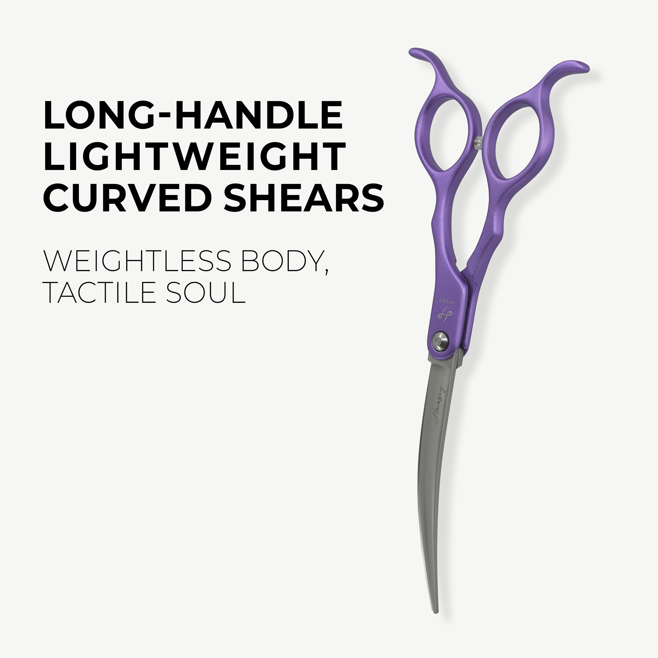 Harzly Long-Handle Lightweight Curved Shears 6.7"