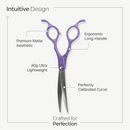 Harzly Long-Handle Lightweight Curved Shears 6.7"