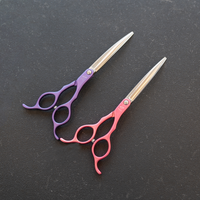 Harzly Long-Handle Lightweight Curved Shears 6.7"