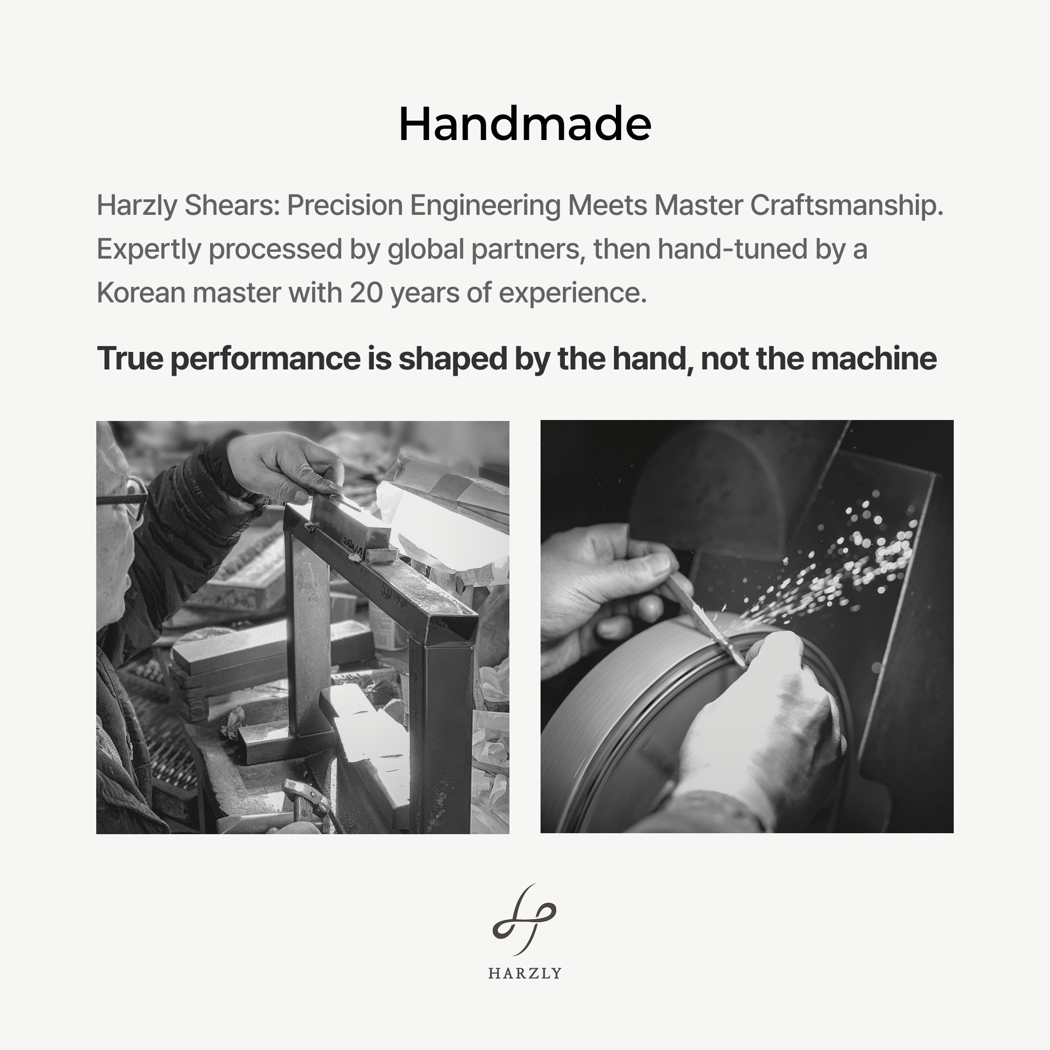 Harzly Long-Handle Lightweight Curved Shears 6.7"